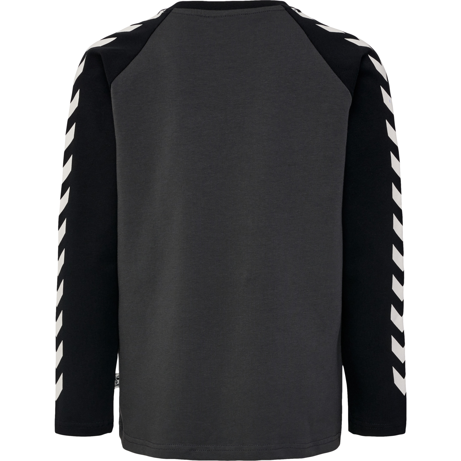 hmlBOYS T-SHIRT L/S, ASPHALT, packshot