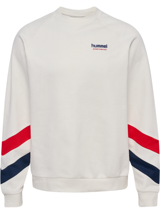 hmlOVERSIZED CREW SPORTSWEAR, BLANC DE BLANC/BLANC DE BLANC, packshot