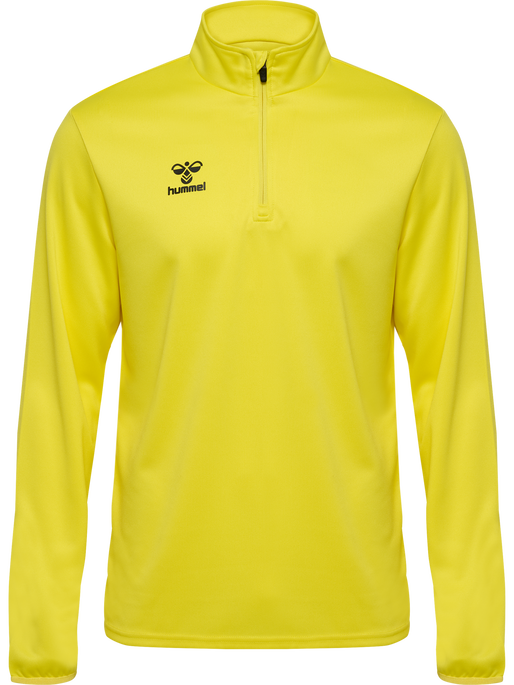 hmlESSENTIAL HALF-ZIP, BLAZING YELLOW, packshot