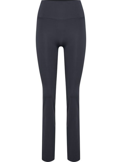 hmlYOGA HIGH WAIST FLARE W TIGHTS, EBONY, packshot