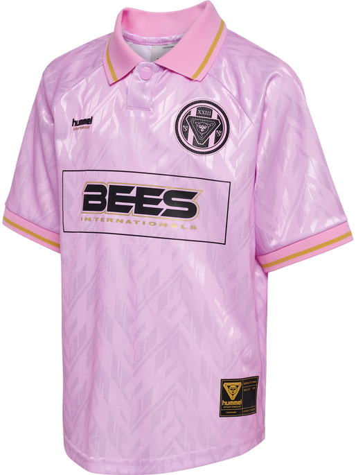 hmlJR LOOSE BAY SOCCER JERSEY S/S, PASTEL LAVENDER, packshot