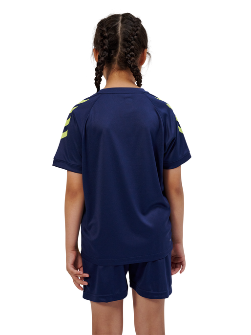 hmlGRAPHIC UNIVERSE JERSEY S/S KIDS, MARINE, model