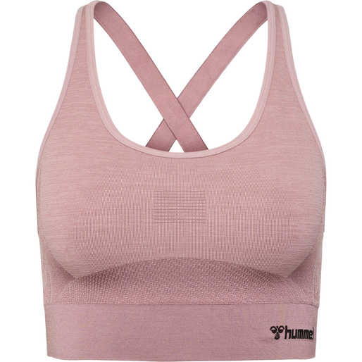 hmlCLEA SEAMLESS  SPORTS TOP, WOODROSE, packshot