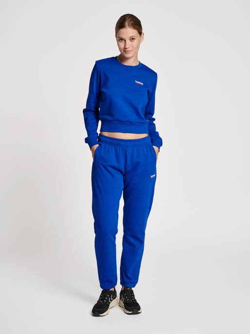 hmlLGC SHAI REGULAR PANTS, MAZARINE BLUE, model