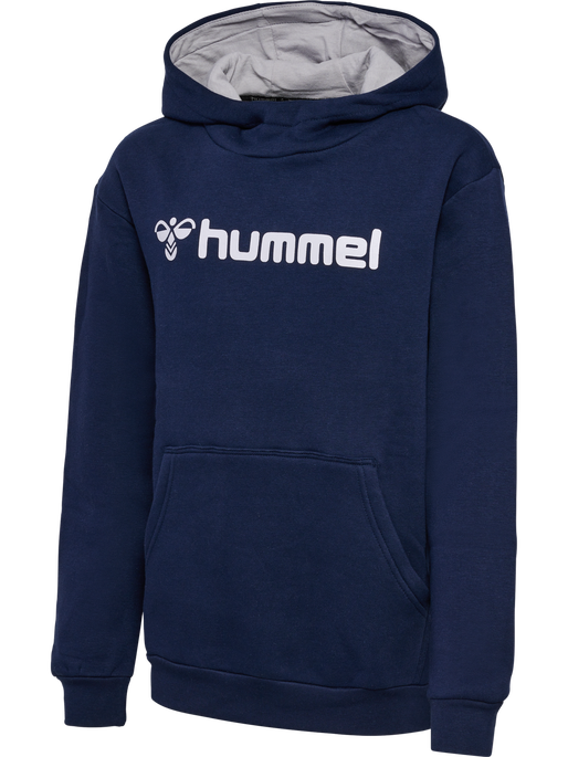 hmlMOVER COTTON HOODIE KIDS, MARINE hmlMOVER COTTON HOODIE KIDS, MARINE, packshot