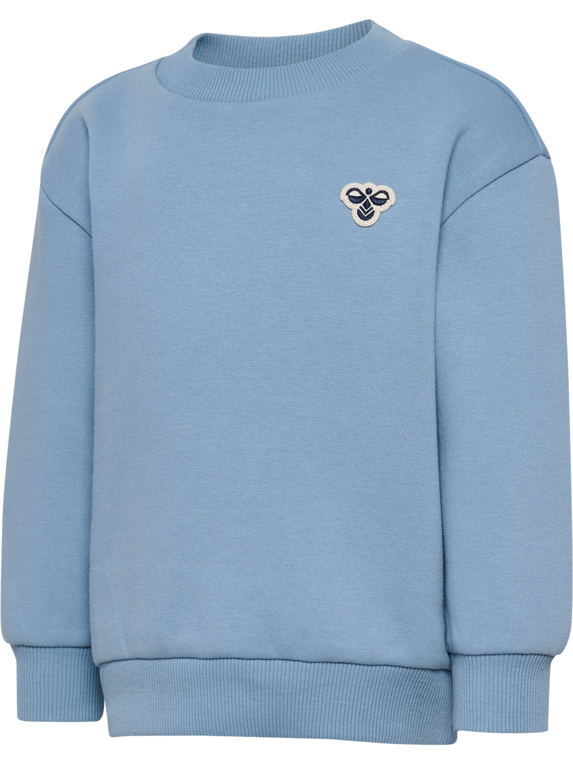 hmlMINI LOOSE CREWNECK BEE, FADED DENIM, packshot