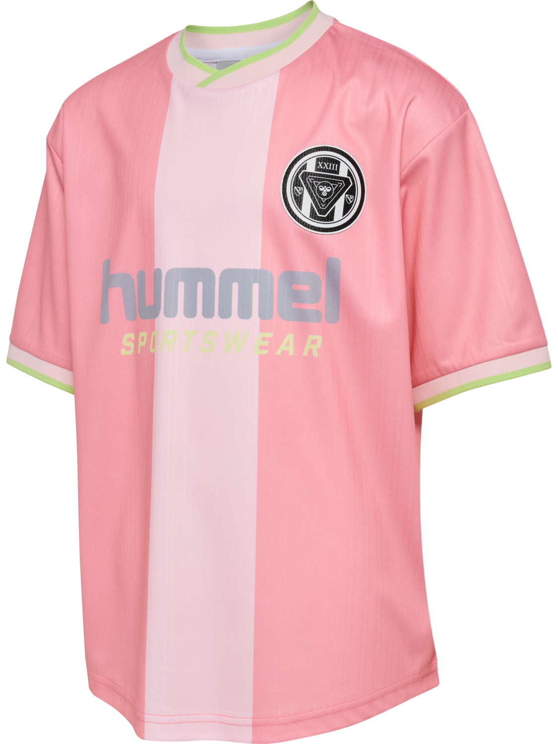 hmlJR LOOSE BALL  JERSEY S/S, PEONY, packshot