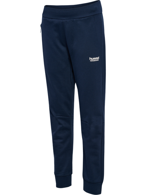 hmlJR REGULAR ADJ WAIST PANTS, DRESS BLUES, packshot