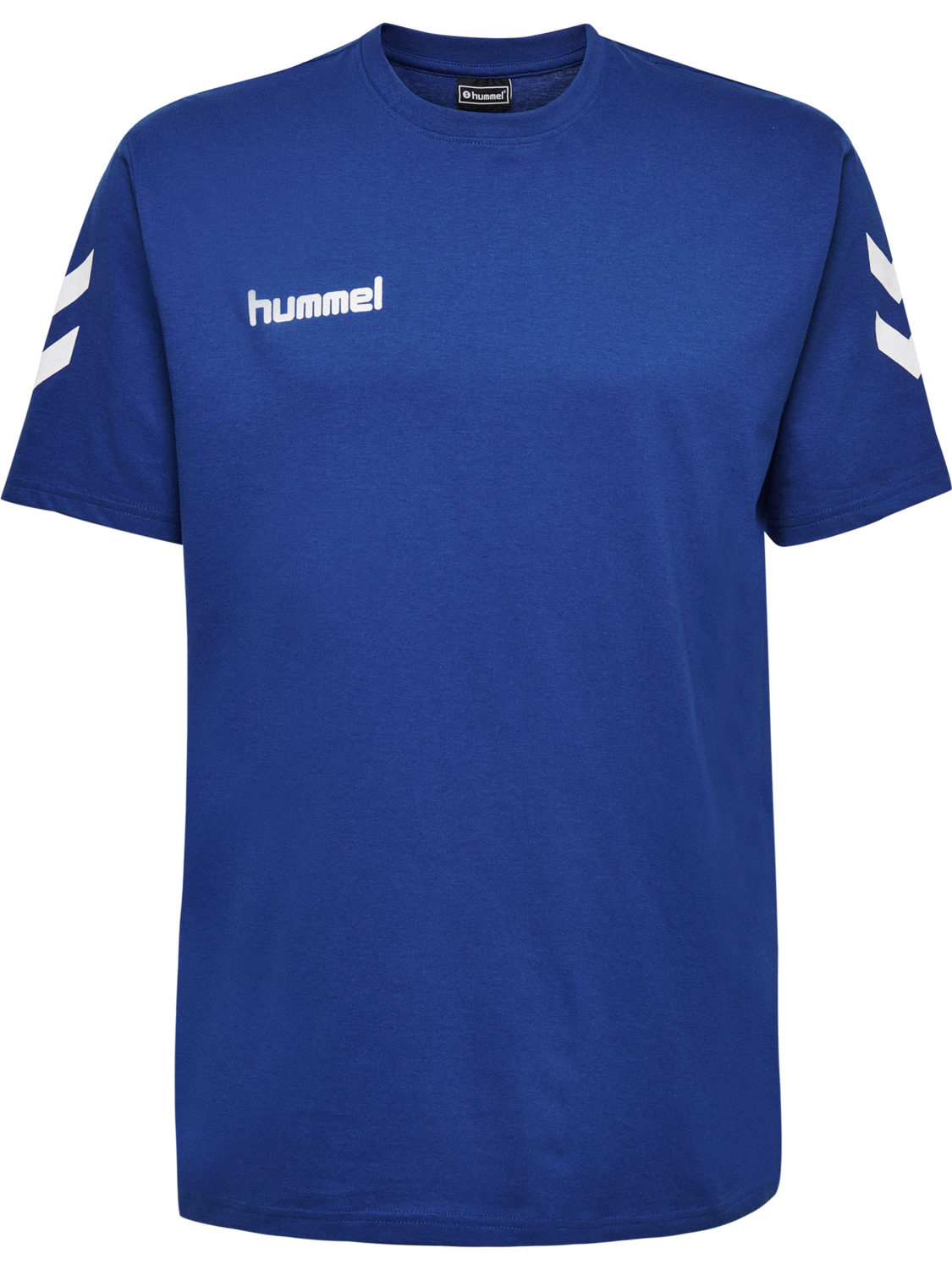 HMLGO COTTON T-SHIRT S/S, TRUE BLUE, packshot