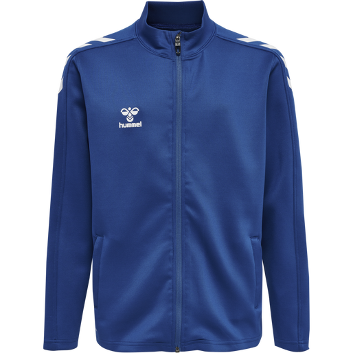 hmlCORE XK POLY ZIP SWEAT KIDS, TRUE BLUE, packshot
