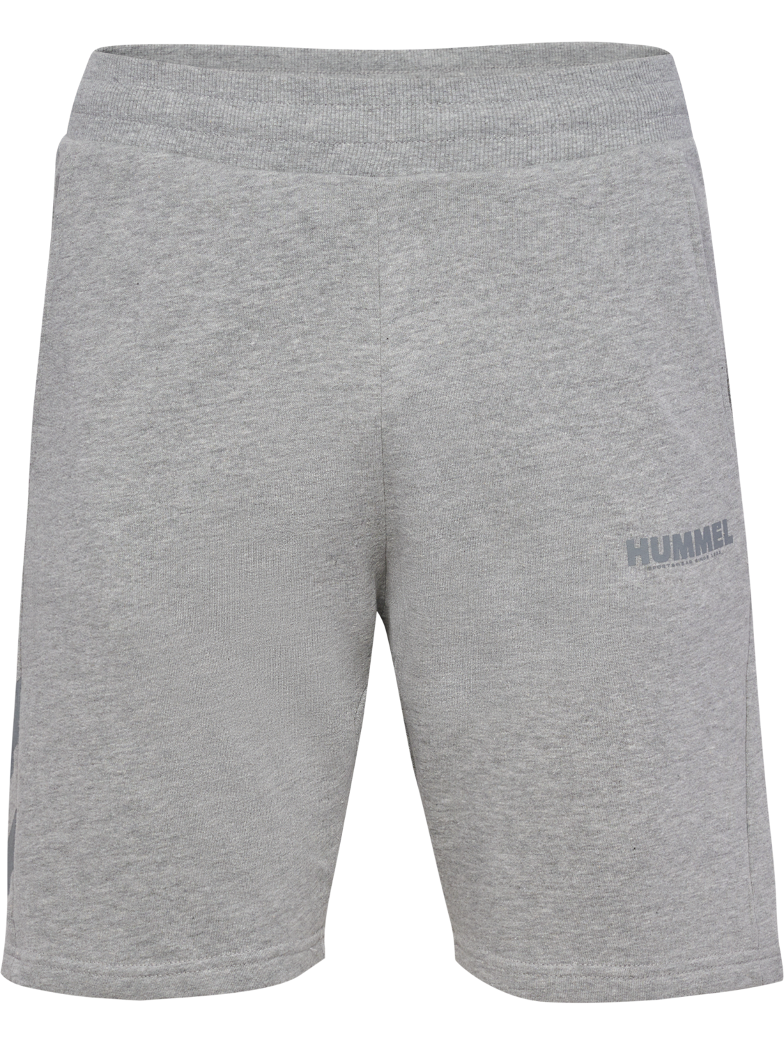 hmlLEGACY HOODIE + SHORTS SET, GREY MELANGE, packshot