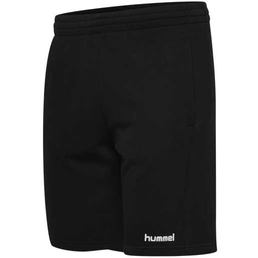 HMLGO COTTON BERMUDA SHORTS WOMAN, BLACK, packshot