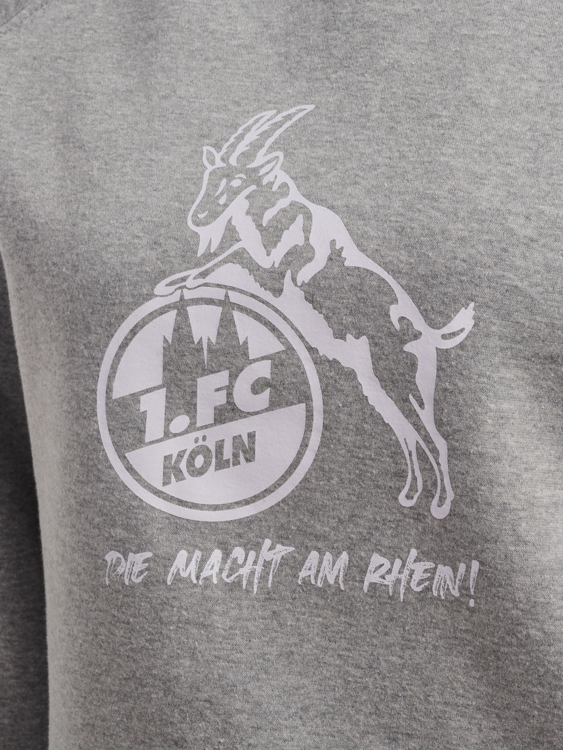 1FCK 23/24 FAN SWEAT HOODIE WOMAN, GREY MELANGE, packshot