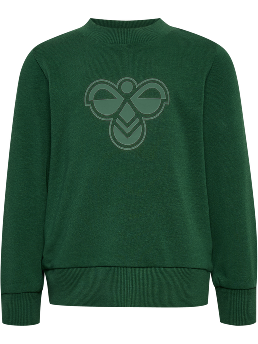 hmlMINI JERSEY CREWSUIT BEE, DARK GREEN, packshot