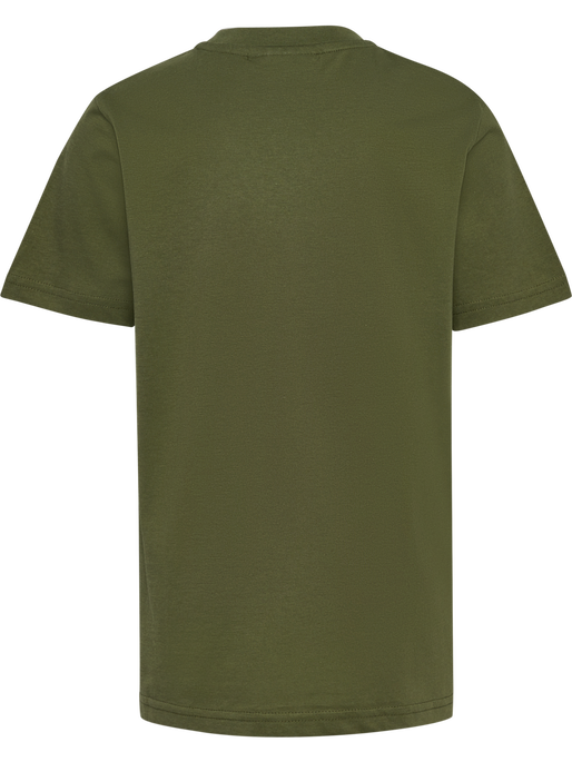 hmlJR BASE T-SHIRT S/S, WINTER MOSS, packshot