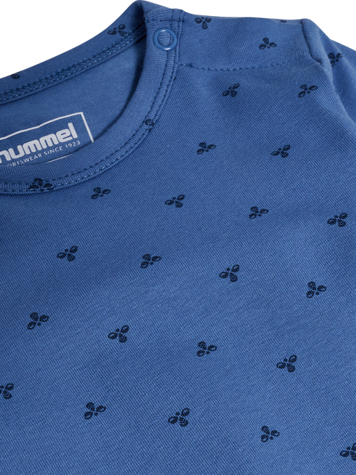 hmlMINI BEE AOP BODY L/S, DUTCH BLUE, packshot