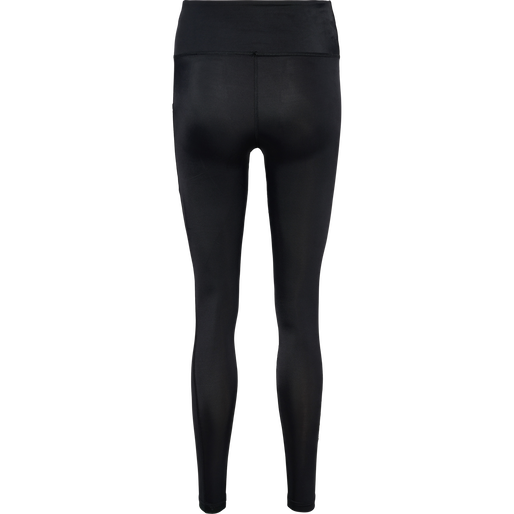 hmlTE TOLA HIGH WAIST TIGHTS, BLACK, packshot