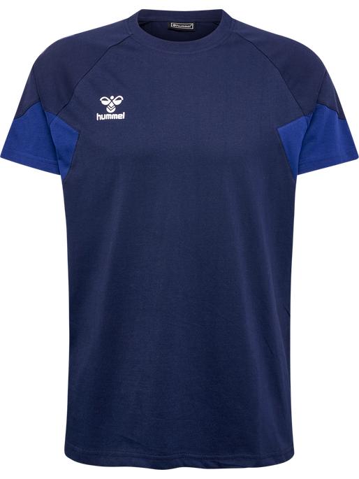 hmlTRAVEL T-SHIRT S/S, MARINE hmlTRAVEL T-SHIRT S/S, MARINE, packshot