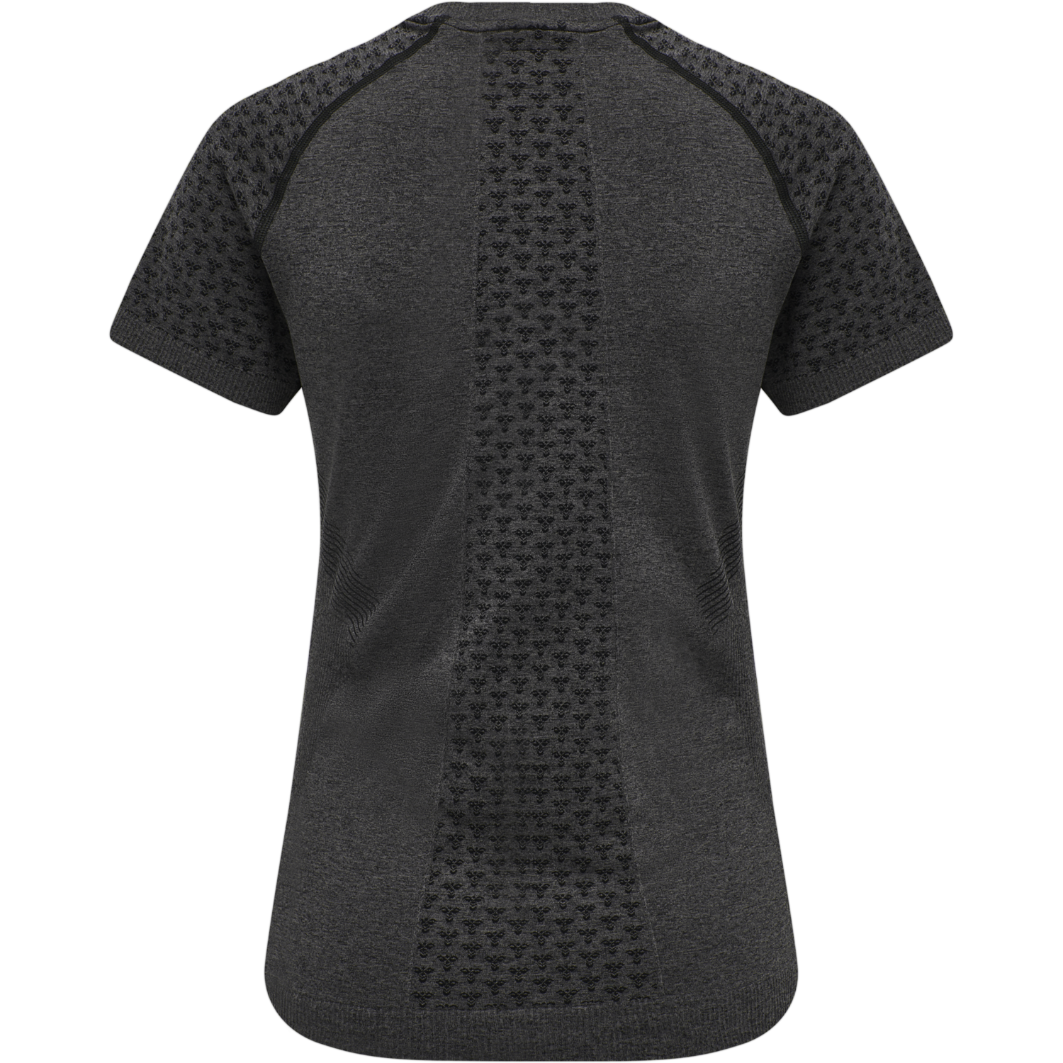 hmlCI SEAMLESS T-SHIRT, BLACK MELANGE, packshot