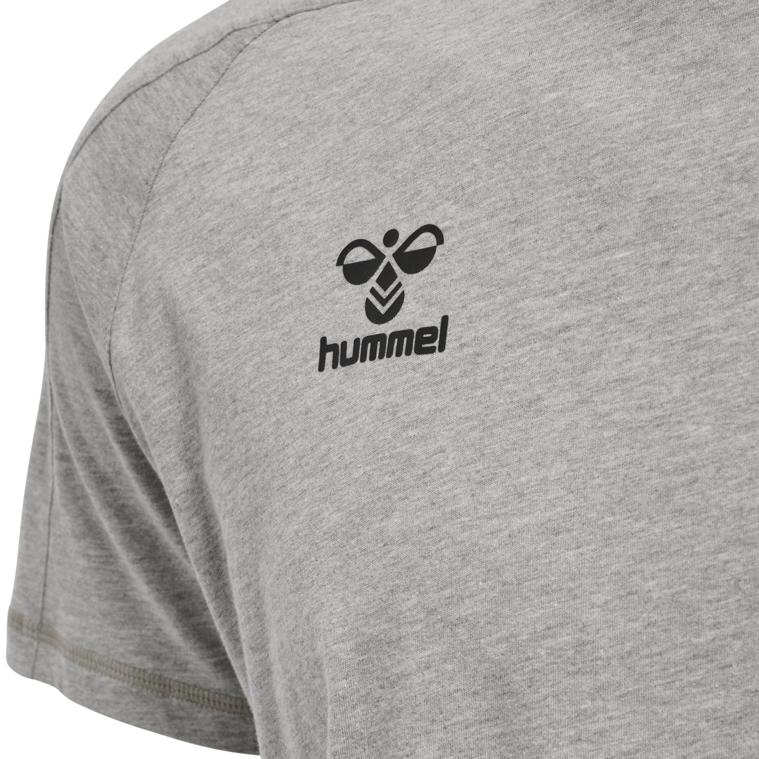 hmlCIMA XK T-SHIRT S/S, GREY MELANGE, packshot