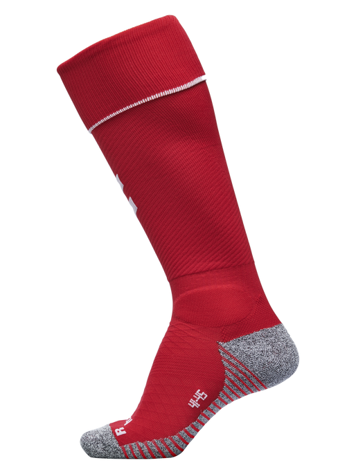 PRO FOOTBALL SOCK 17 - 18, TRUE RED/WHITE, packshot