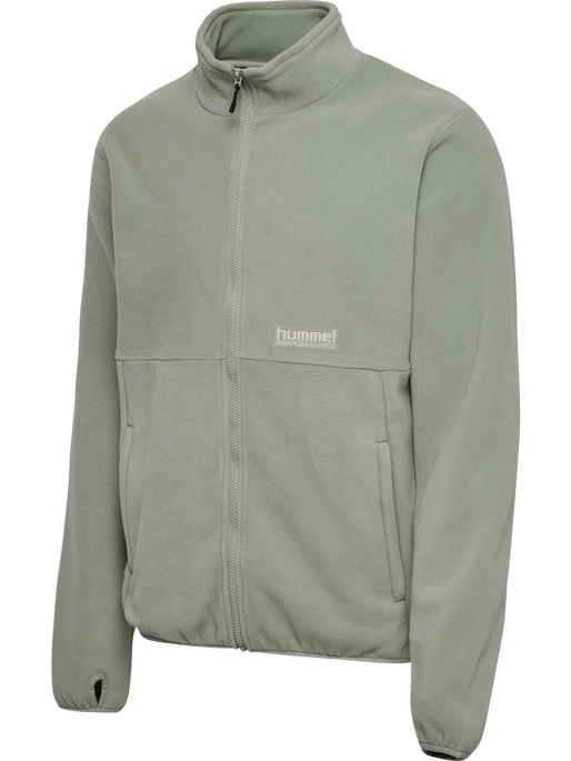 hmlPULSE FLEECE JACKET, SEAGRASS hmlPULSE FLEECE JACKET, SEAGRASS, packshot