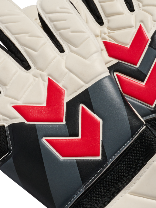 hmlGK GLOVES ALLROUND GRIP, WHITE/BLACK/RED, packshot