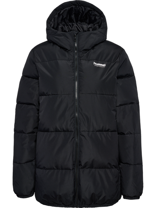 hmlLGC NICOLA PUFF JACKET, BLACK hmlLGC NICOLA PUFF JACKET, BLACK, packshot