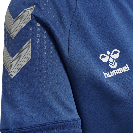 hmlLEAD WOMENS S/S POLY JERSEY, TRUE BLUE, packshot