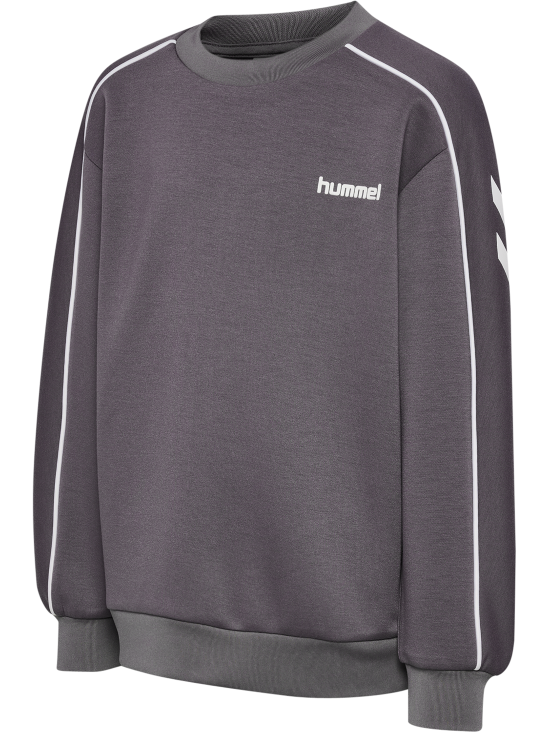 hmlJR INTERLOCK CREWNECK, SHARK, packshot