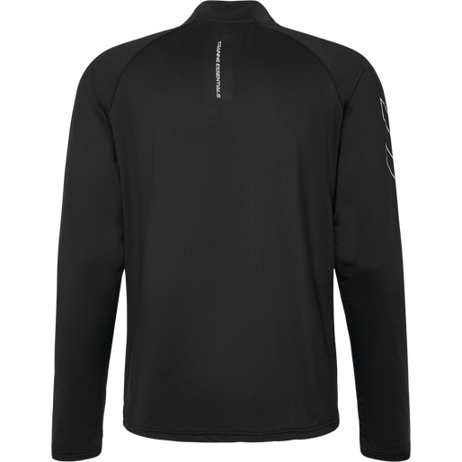 hmlTE STRENGTH TRAINING TRACK TOP, BLACK, packshot