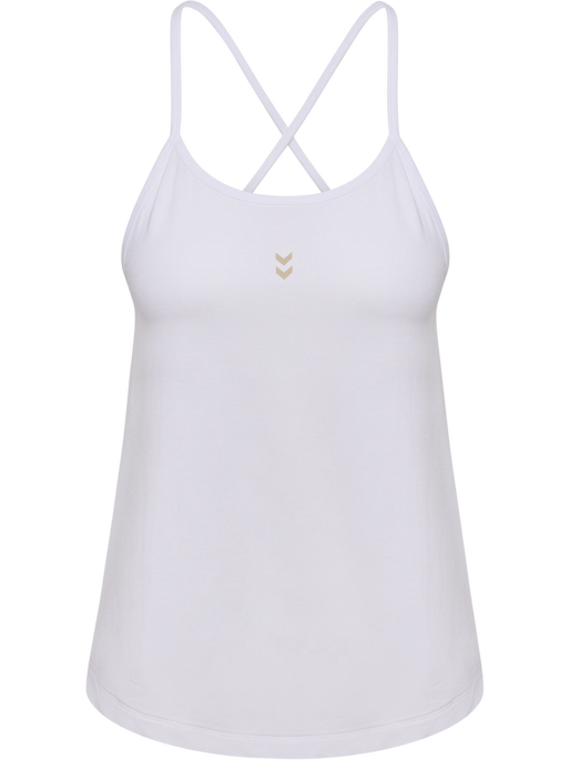 hmlYOGA SOFT W STRAP TOP, WHITE, packshot