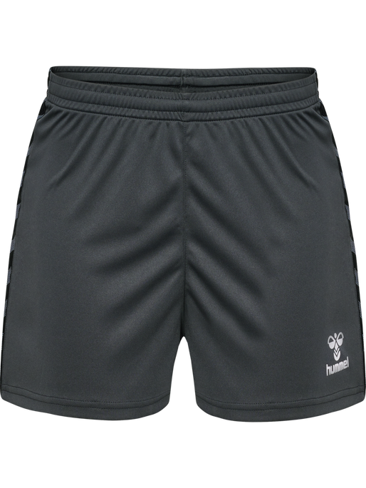 hmlAUTHENTIC PL SHORTS WOMAN, ASPHALT, packshot