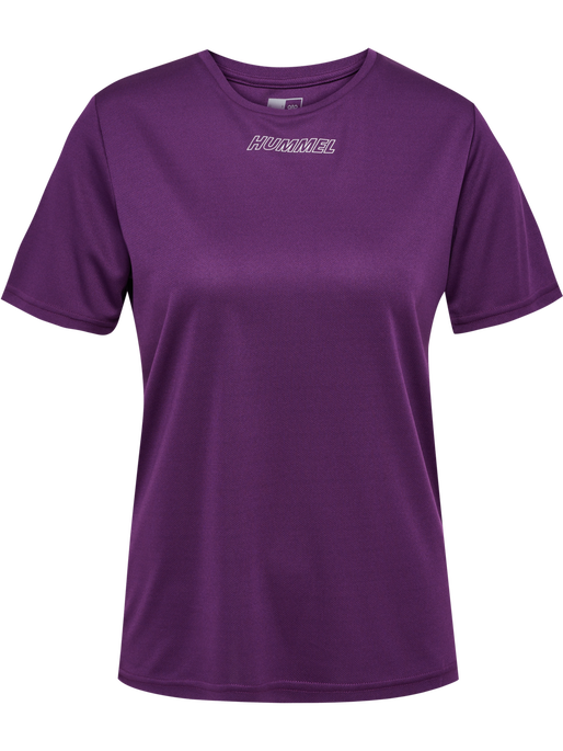 hmlTE TOLA T-SHIRT, IMPERIAL PURPLE, packshot