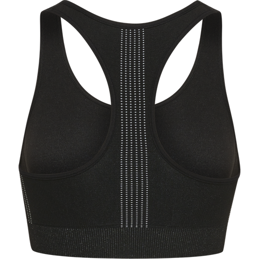 hmlMT SHAPING SEAMLESS SPORTS TOP, BLACK, packshot