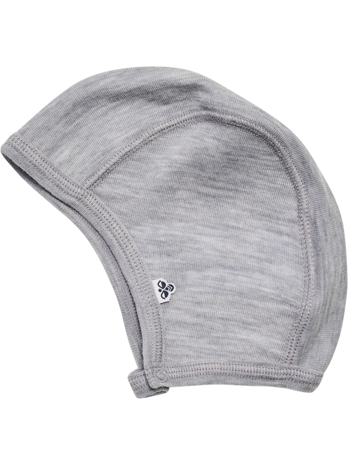 hmlMINI WOOL RIB HAT, GREY MELANGE, packshot