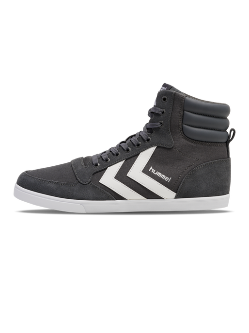 HUMMEL SLIMMER STADIL HIGH, CASTLE ROCK/WHITE KH, packshot