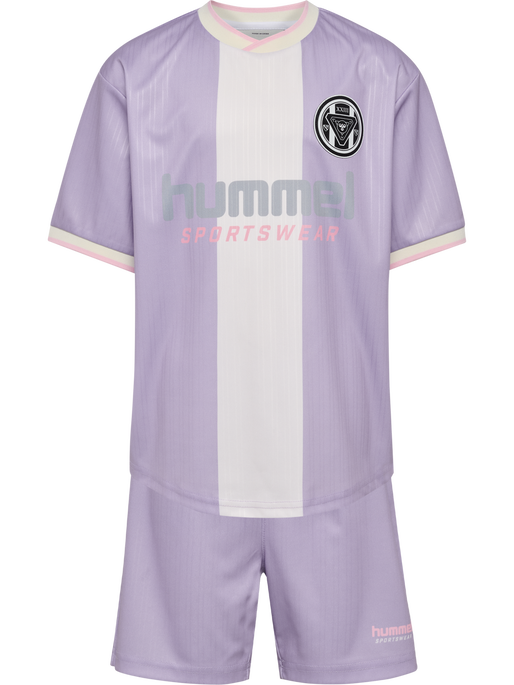 hmlJR LOOSE BALL  JERSEY S/S SET, LAVENDER, packshot