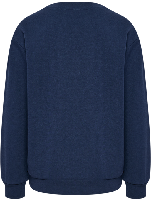 hmlJR BASE SWEAT SET, DRESS BLUES, packshot