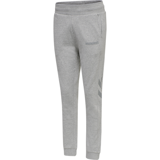 hmlLEGACY WOMAN TAPERED PANTS, GREY MELANGE, packshot