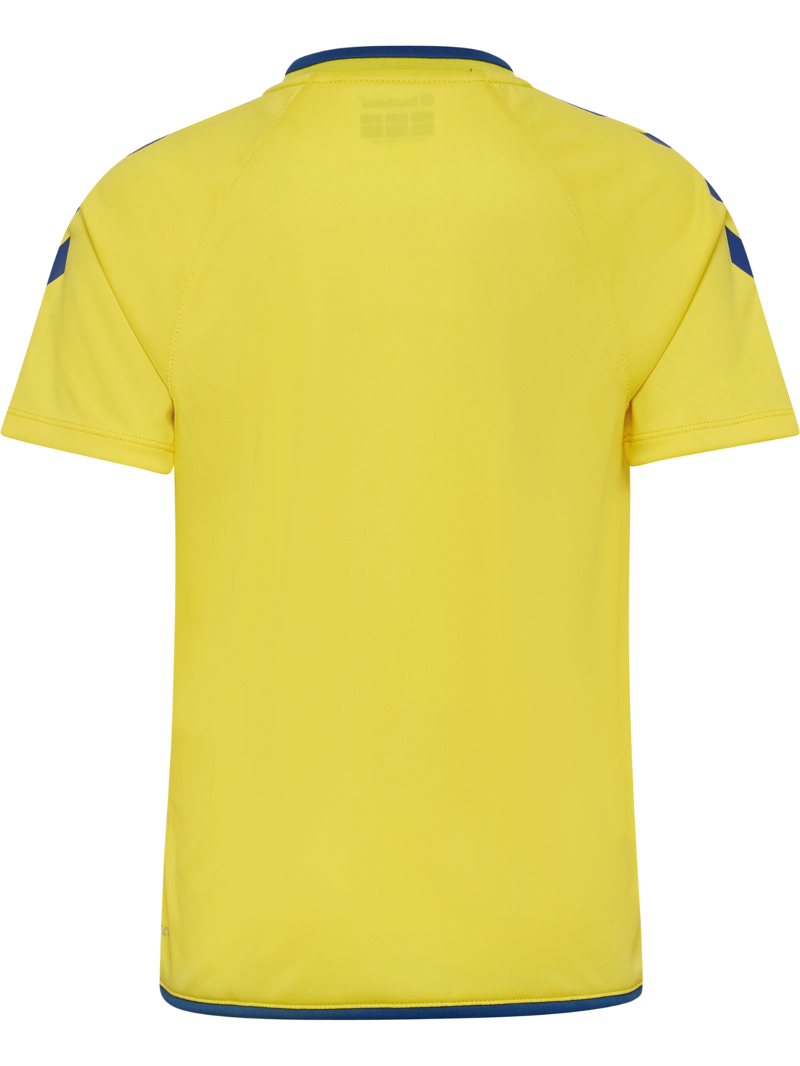 hmlCORE 2.0 JERSEY S/S KIDS, BLAZING YELLOW/TRUE BLUE, packshot