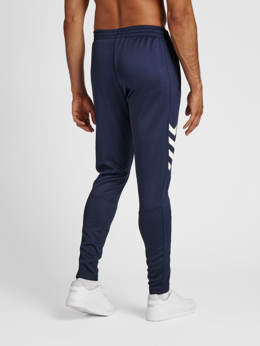 hmlCORE XK TRAINING POLY PANTS, MARINE, model