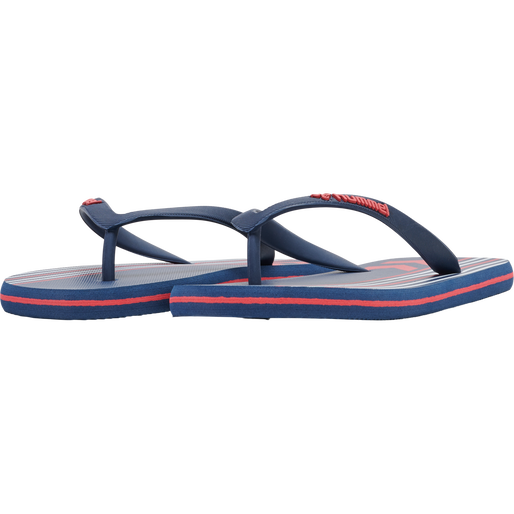 MULTI STRIPE FLIP FLOP, BLACK IRIS/FLAME SCARLET, packshot