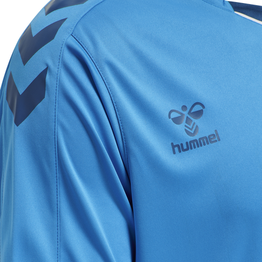 hmlCORE XK POLY JERSEY S/S, BLUE DANUBE, packshot