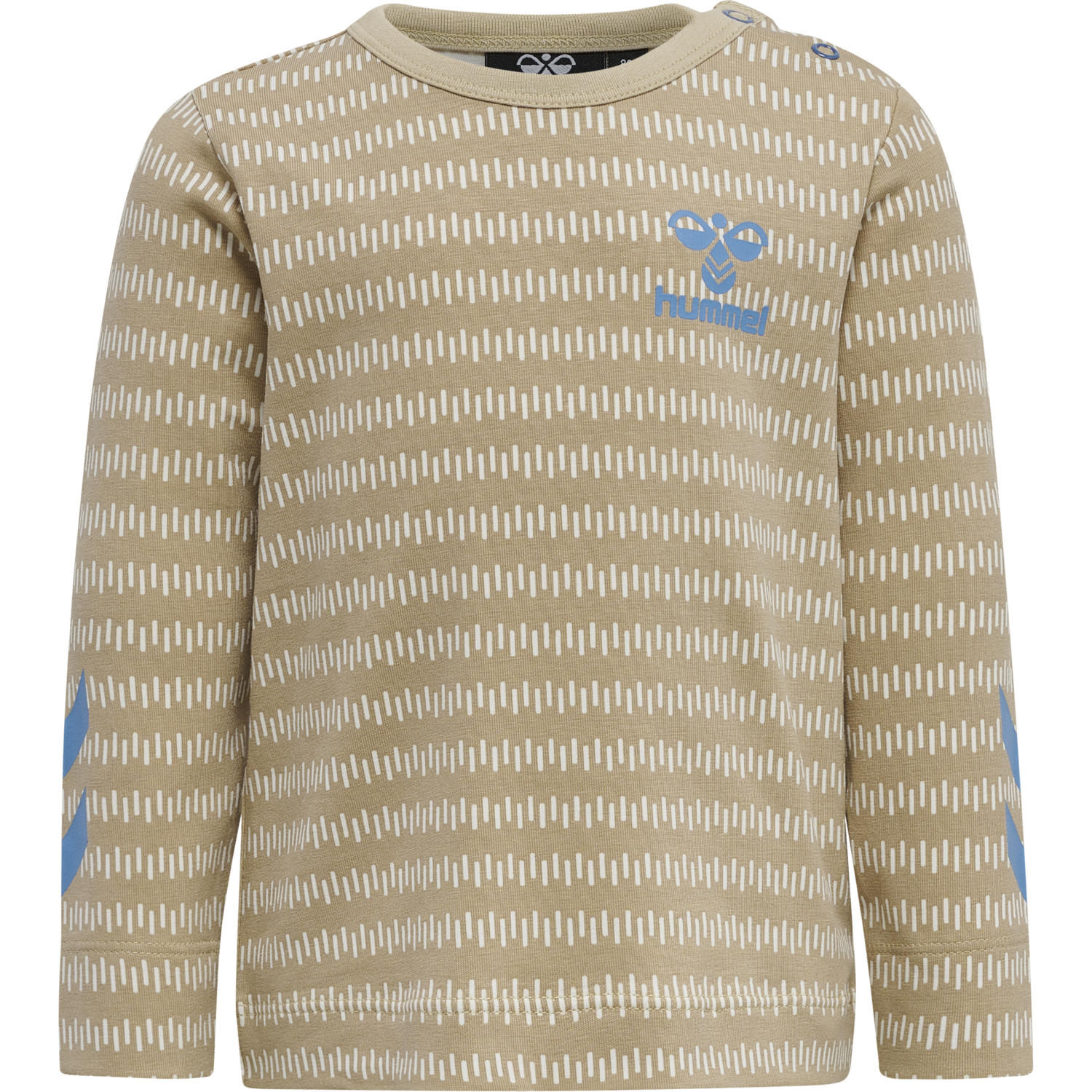 hmlESME T-SHIRT L/S, HUMUS, packshot