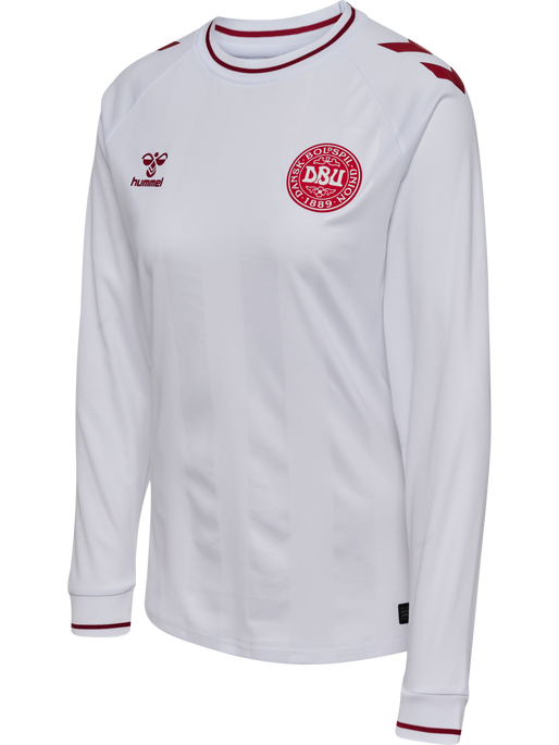 DBU WOMAN 25 AWAY JERSEY L/S, WHITE, packshot