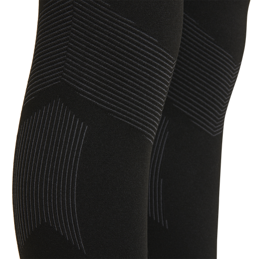 HUMMEL FIRST SEAMLESS TIGHTS KIDS, BLACK HUMMEL FIRST SEAMLESS TIGHTS KIDS, BLACK, packshot