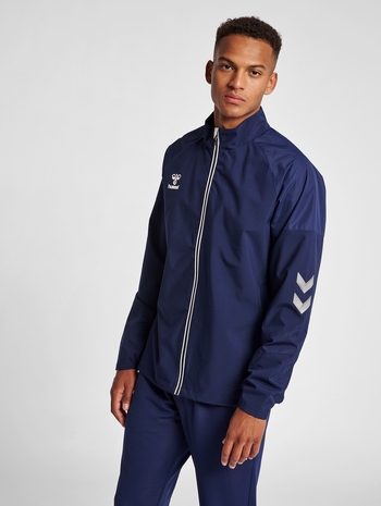 hmlLEAD TRAINING JACKET , MARINE, model