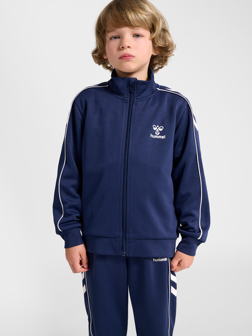 hmlTRACK TRACKSUIT, DRESS BLUES, model