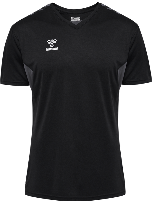 hmlAUTHENTIC PL JERSEY S/S, BLACK, packshot